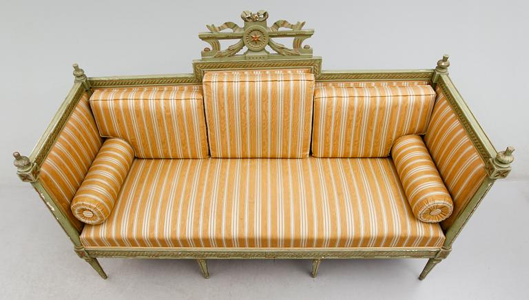SOFFA, gustaviansk, 1700-talets slut.