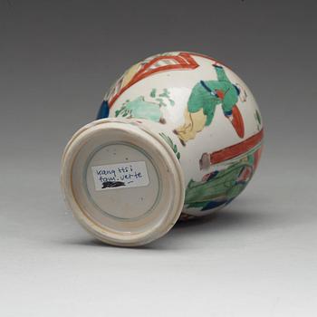 VAS, porslin, Qingdynastin, Kangxi (1662-1722).