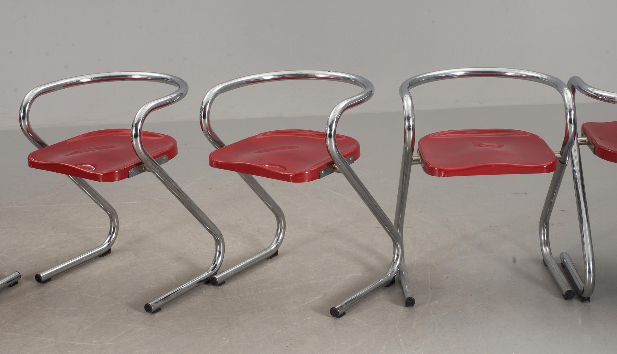 STOLAR, 10 st, "S70", Börge Lindau och Bo Lindecrantz, Lammhults.