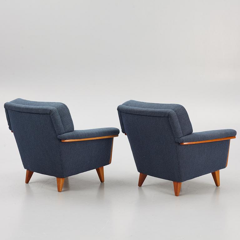 Andersson Brothers, Armchairs, a pair, mid-20th century.