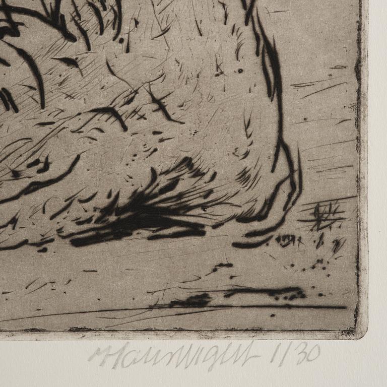 Hans Wigert, Man by the road.