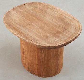 An Axel Einar Hjorth stained pine 'Utö' table, Nordiska Kompaniet Sweden 1930's.