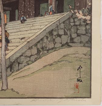 Hiroshi Yoshida, efter, Romon (Chion’in Temple gate), 1900-talets senare del.