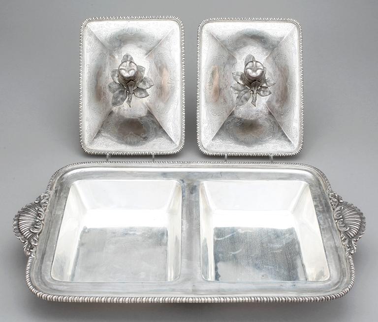 DUBBELKAROTT, silver, Porto, Portugal, 1900-tal. Vikt ca 3240g.