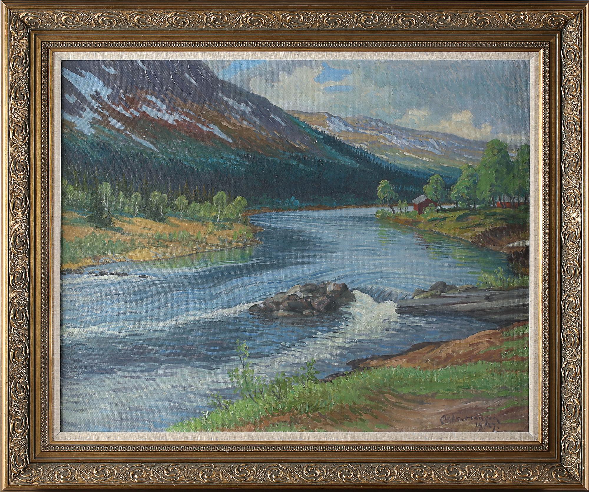 ANDREAS HANSSON, olja på duk, signerad och daterad 1927.