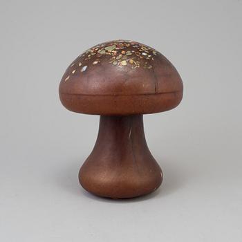 MONICA BACKSTRÖM, "Svamp", skulptur, glas, Kosta, 1980-tal.