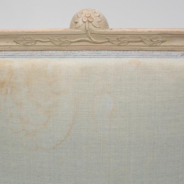 Armchairs, a pair, Gustavian style, 19th century.