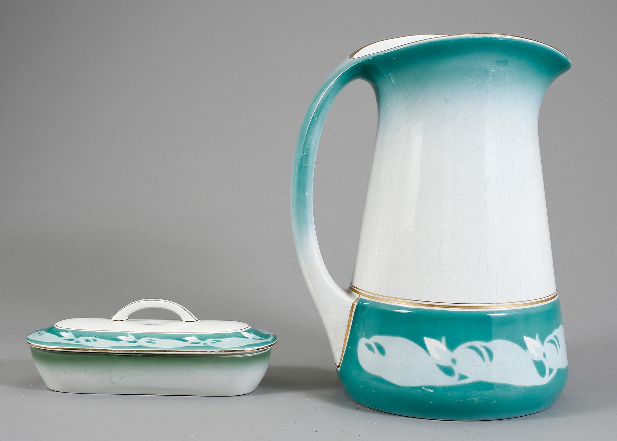 TVÄTTSERVIS, Göteborgs porslinsfabrik, jugend.