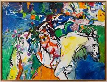 Igge Karlsson, Translation: "Horse in flowers".