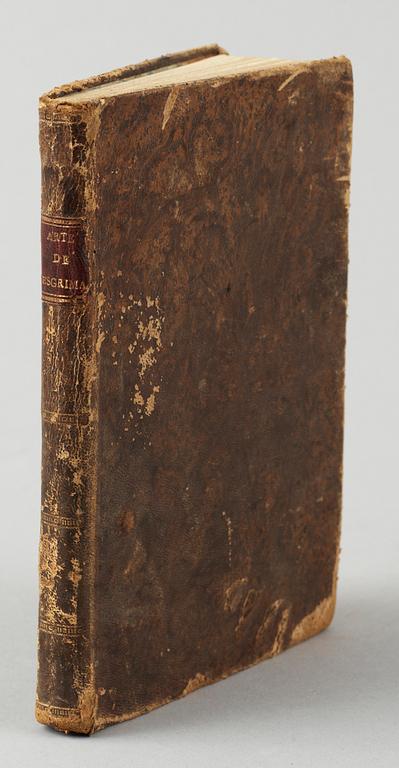 BOK, "Principios universales y reglas generales de la verdadera destreza del espadin" av Manuel A de Brea, Madrid 1805.