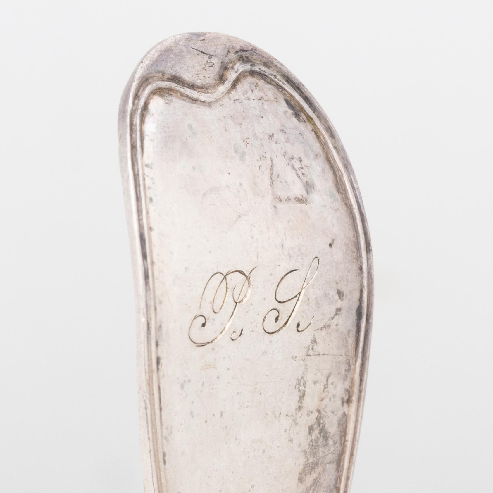 Spoons, 24 pieces, silver, Sweden, 18th–19th century.