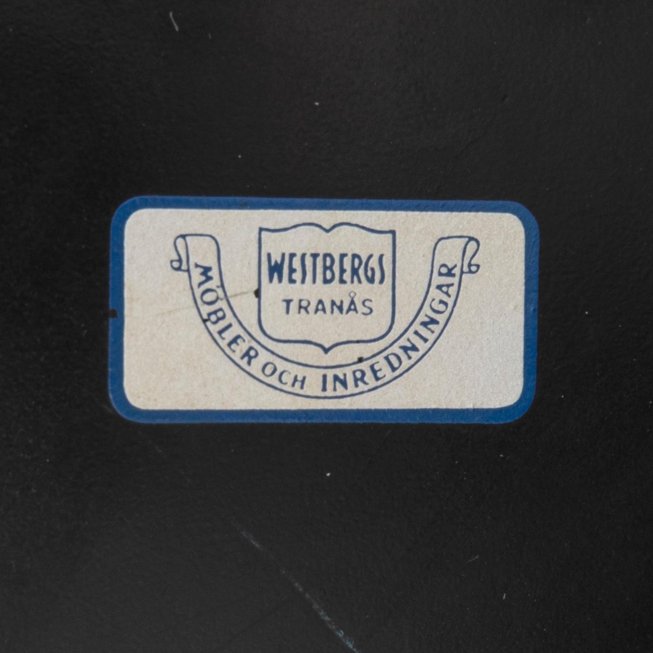 Yngve Ekström, soffbord/sidobord, "Rytm", Westbergs möbler, Tranås 1960-tal.