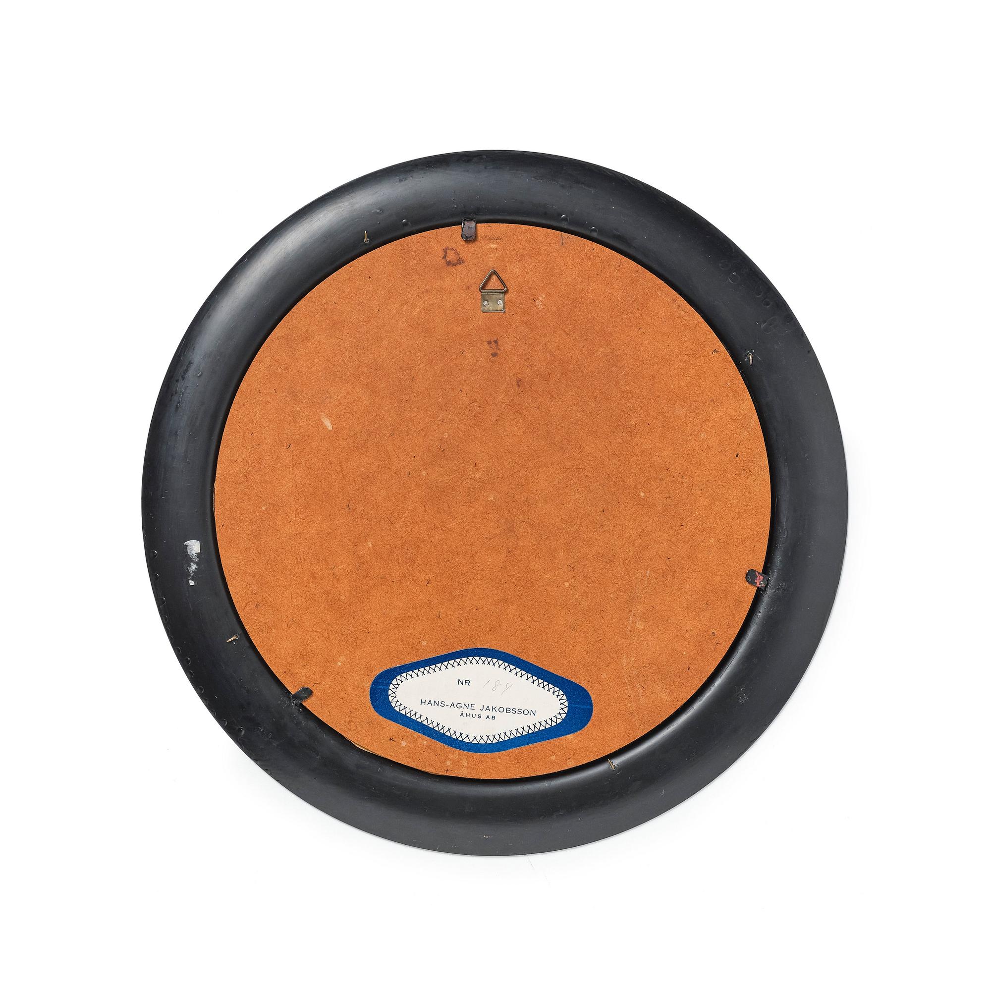 Hans-Agne Jakobsson, spegel, modell "184", Hans Agne Jakobsson AB, Åhus 1950-tal.