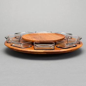 SERVERINGSSNURRA, sk Lazy Susan, Digsmed, Danmark, 1960-tal.