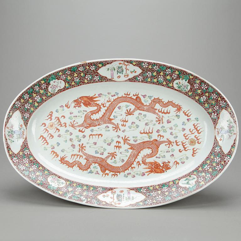 SKÅLFAT, porslin, Kina 1800-tal.