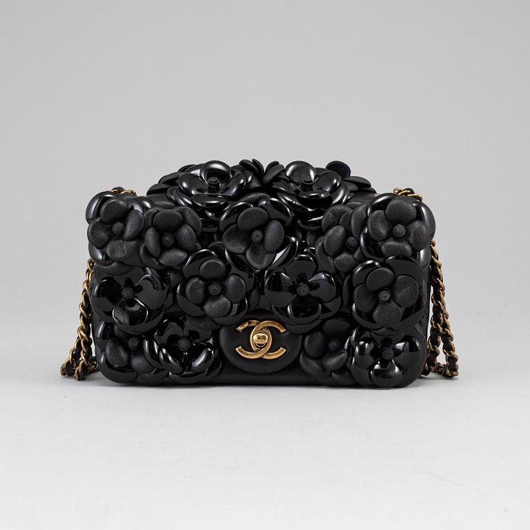 CHANEL, "Camellia Mini Classic Flap bag", 2015-2016.