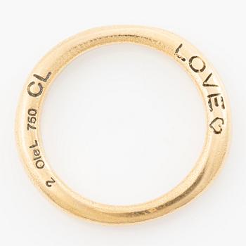 Ole Lynggaard, Charlotte Lynggaard, ring, “Love No. 2”, 18K gold.