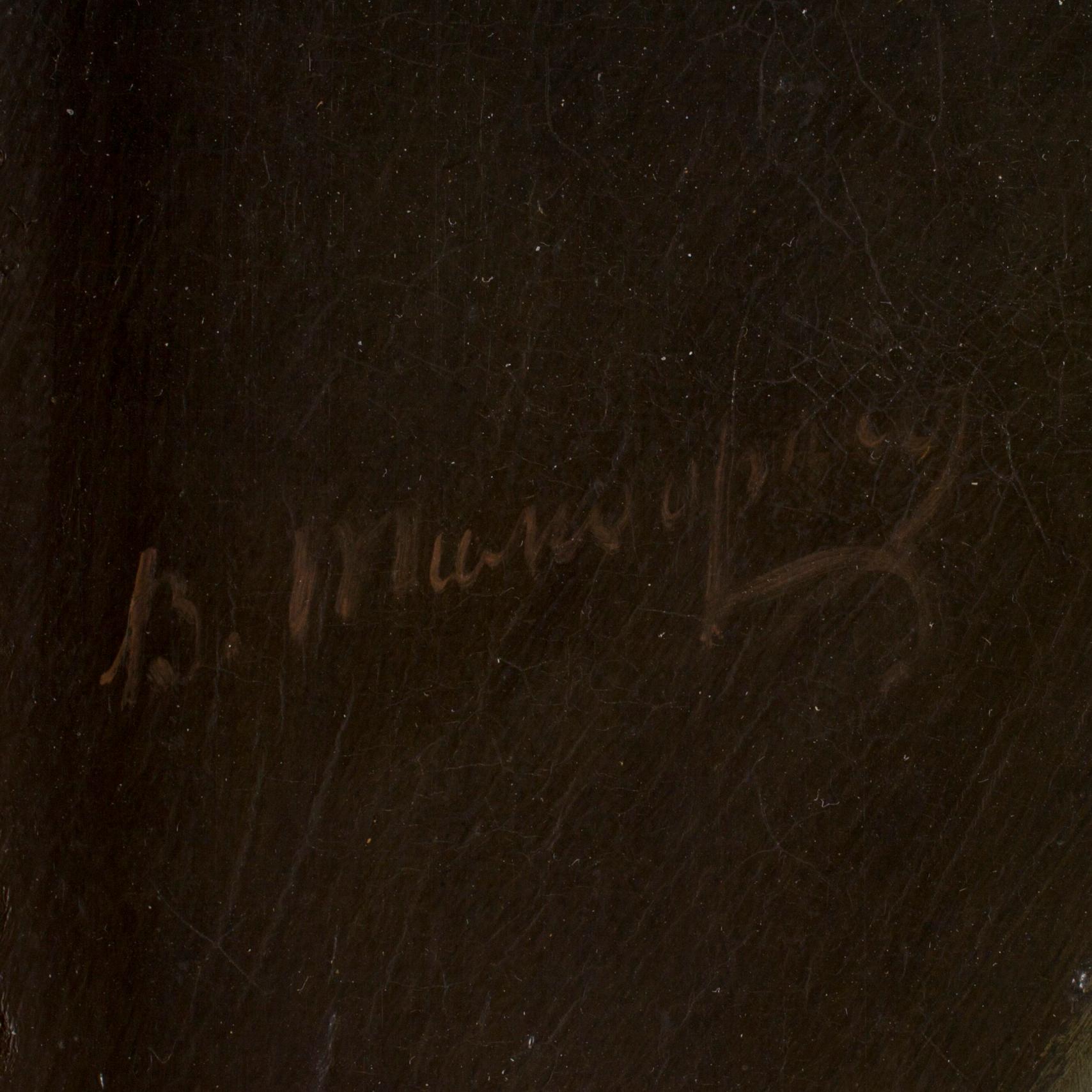 JEAN BAPTISTE GREUZE kopia efter, olja på duk. Bär otydl sign. 1800-tal.