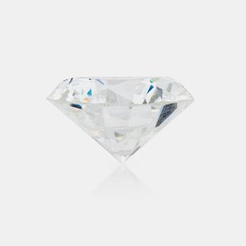 A brilliant-cut diamond, 1.08 cts, TW/IF according to certificate from Diamexpertise.