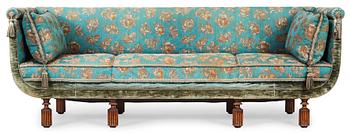 787. An Axel Einar Hjorth  originally upholstered 'Library' sofa, Nordiska Kompaniet, 1931.