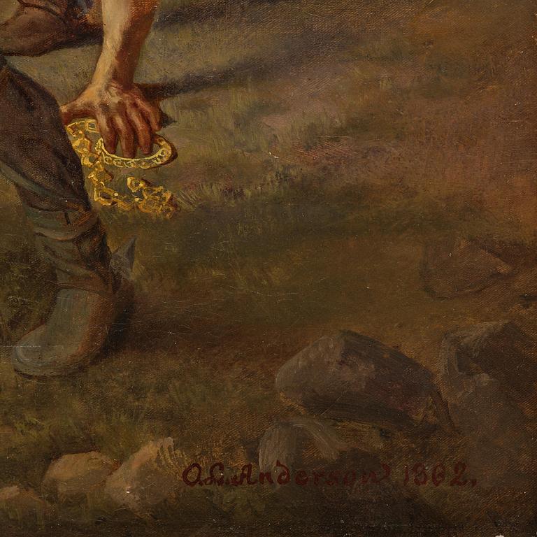 Oskar Leonard Andersson, Bataljscen.