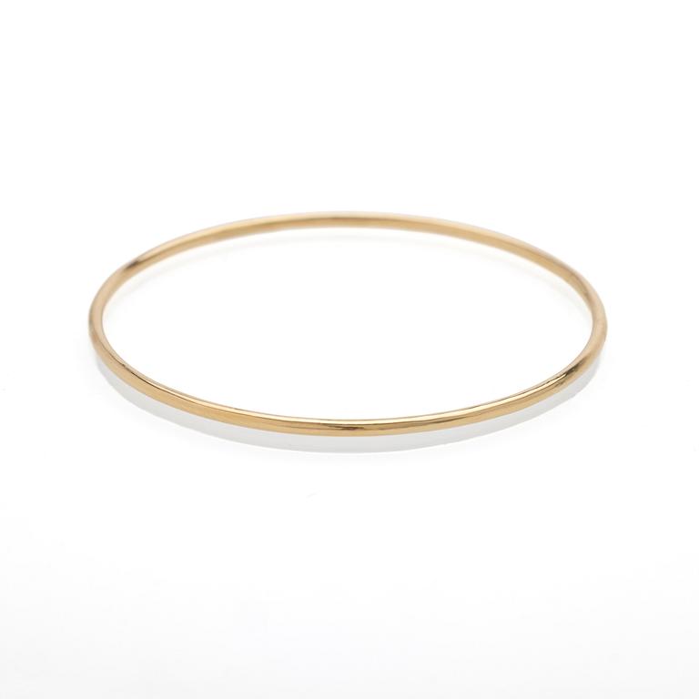 Johan Jobring, Stelt armband 18K guld, Halmstad 2023.