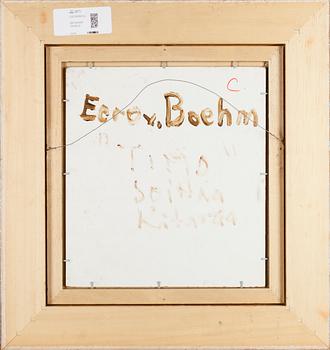 EERO VON BOEHM, olja på pannå, signerad.