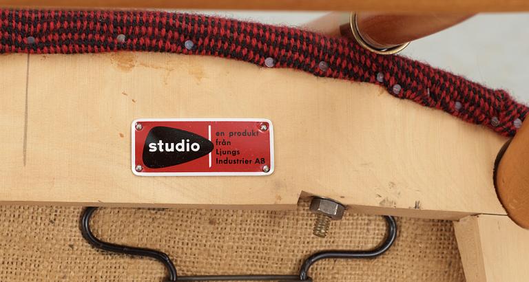 STOL, "TeVe", Alf Svensson, Ljungs Industrier, Modellen Formgiven 1953.