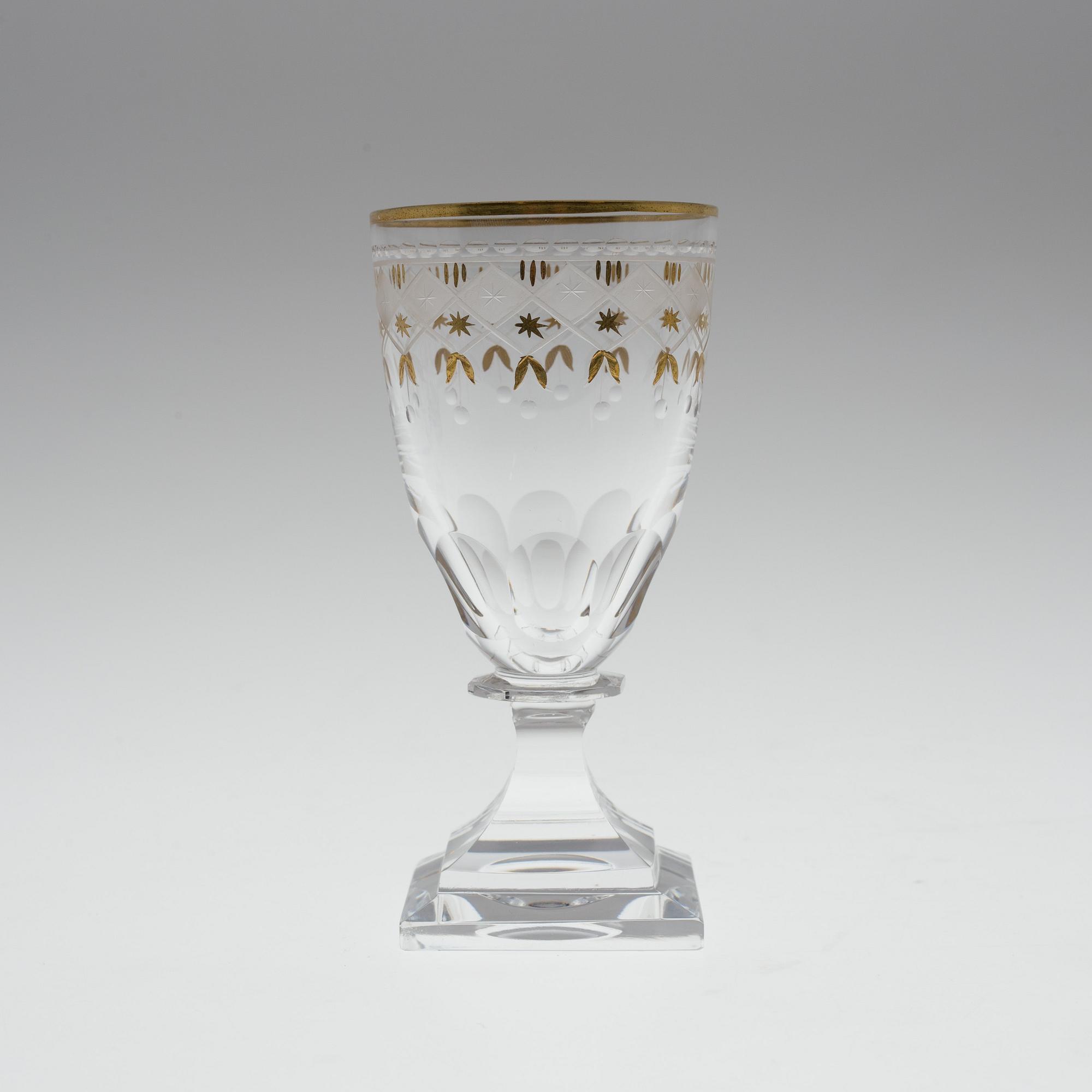 24 pieces of a glass service, 'Odelberg Junior', Kosta.