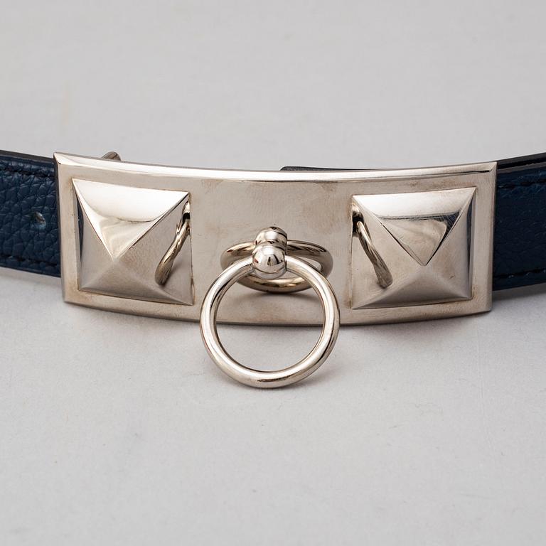 HERMÈS, skärp, "Collier de Chien", 2008. Storlek 90.