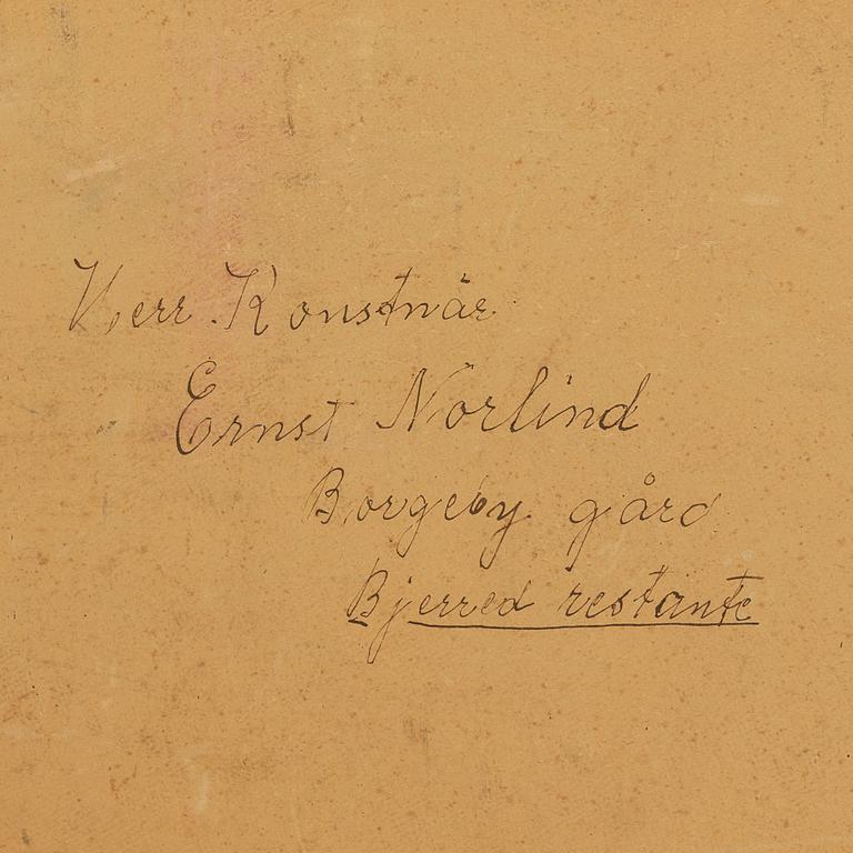 ERNST NORLIND, blandteknik, signerad E. Norlind.