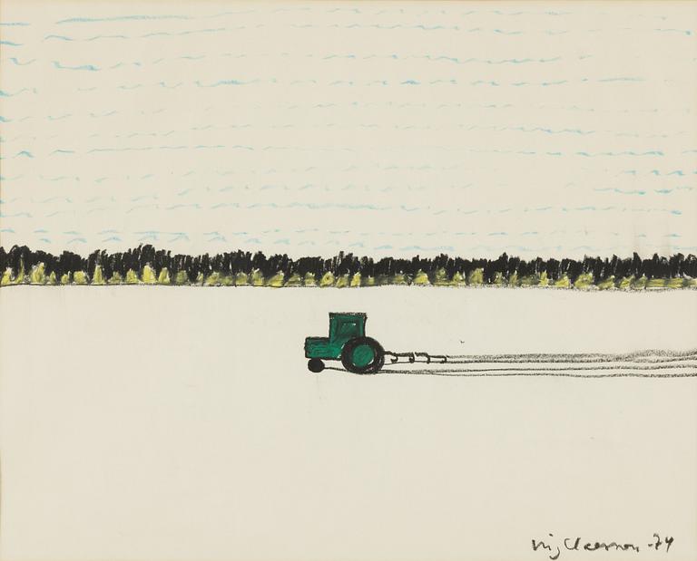 Stig Claesson, Tractor in the Field.