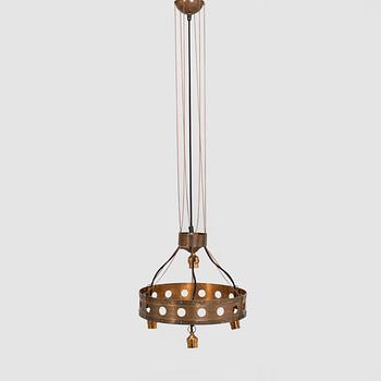 Frame for ceiling lamp, Konstsmideri Allan Helenius Ab, early 20th century.