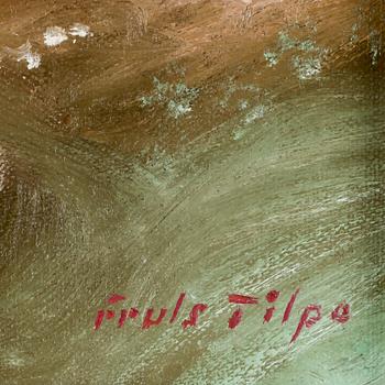 FRULS TILPO, olja på duk. Sign.