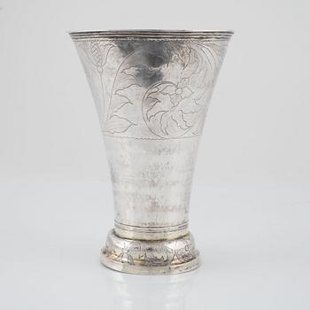 Anders Johan Lignell, bägare, silver, Sundsvall, 1823.