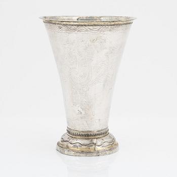 Erik Lemon, bägare, silver, Uppsala, 1790.