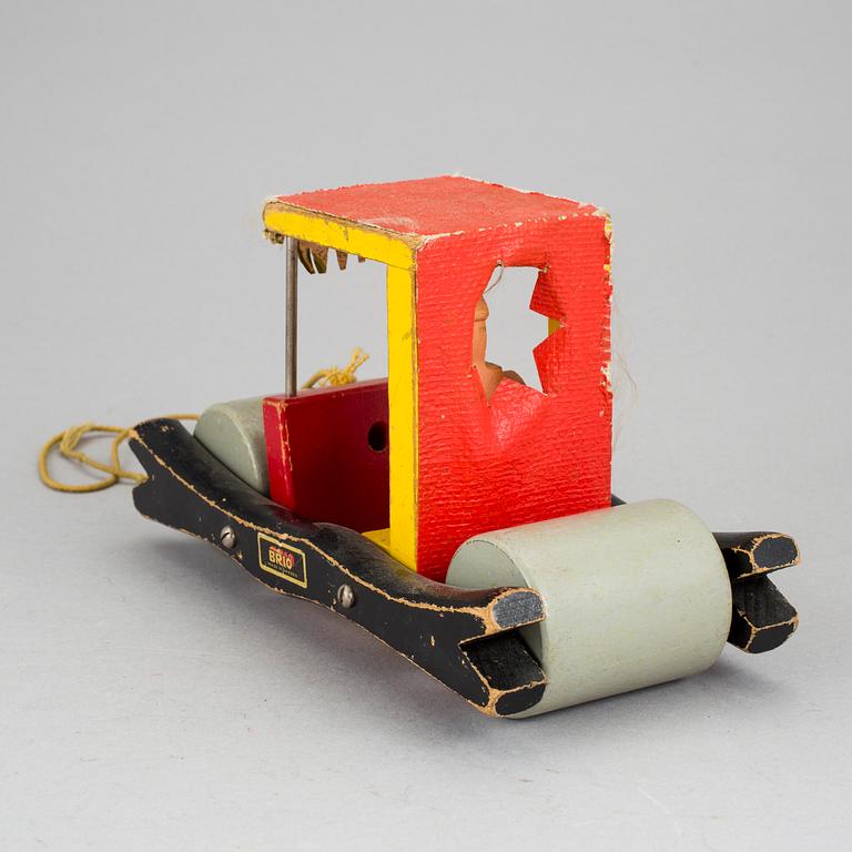 FRED FLINTSTONE, trä, Brio, 1900-talets mitt.