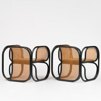 Jan Bocan, fåtöljer, ett par, Thonet, utförda för Tjeckoslovakiska ambassaden, Stockholm, 1972.