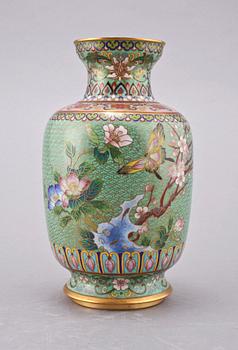 URNA, cloisonne, Kina, 1900-tal.