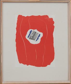 ROBERT MOTHERWELL, originalfärglitografi ur XX:ième siècle 1973, signerad i stenen.