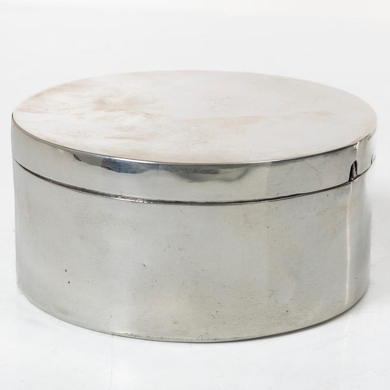 Gustaf Hagström, dosa, silver, Stockholm 1803.