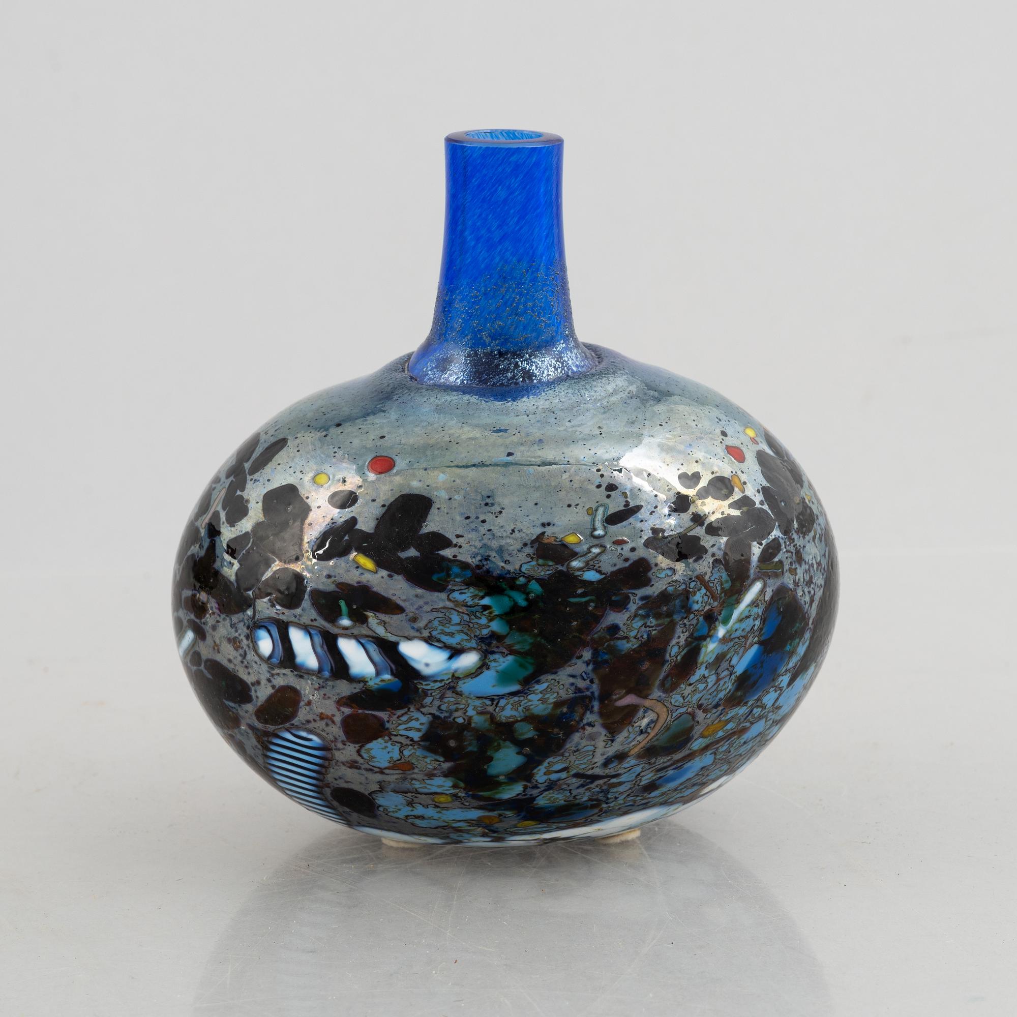 Bertil Vallien, vase, glass, Kosta Boda.