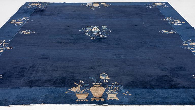 Rug, antique Peking, China, circa 1910, approximately 395 x 317.