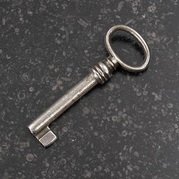 Bedside table, late Empire, mid-19th century.