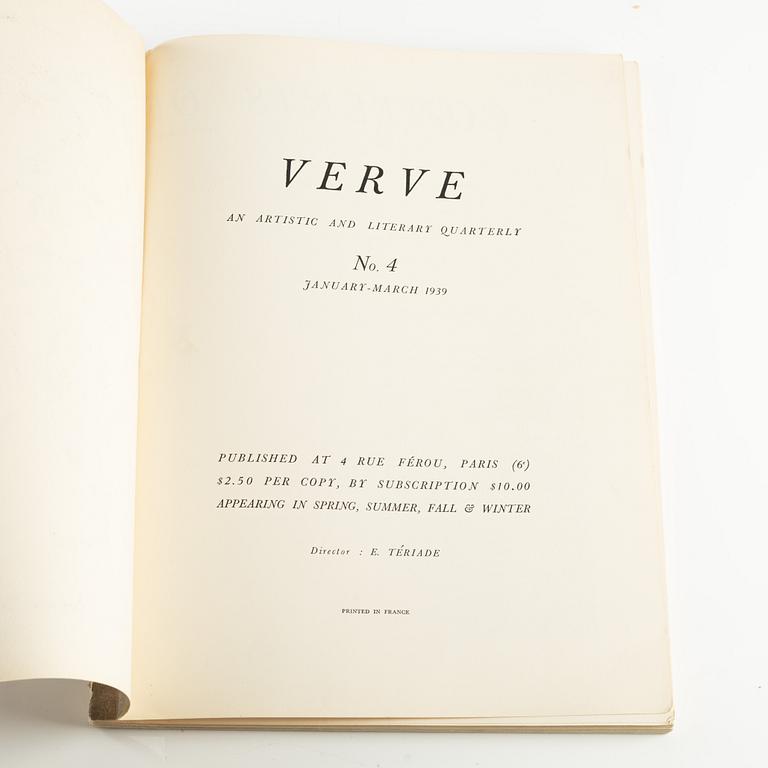 "Verve", No 4, January-March 1939.