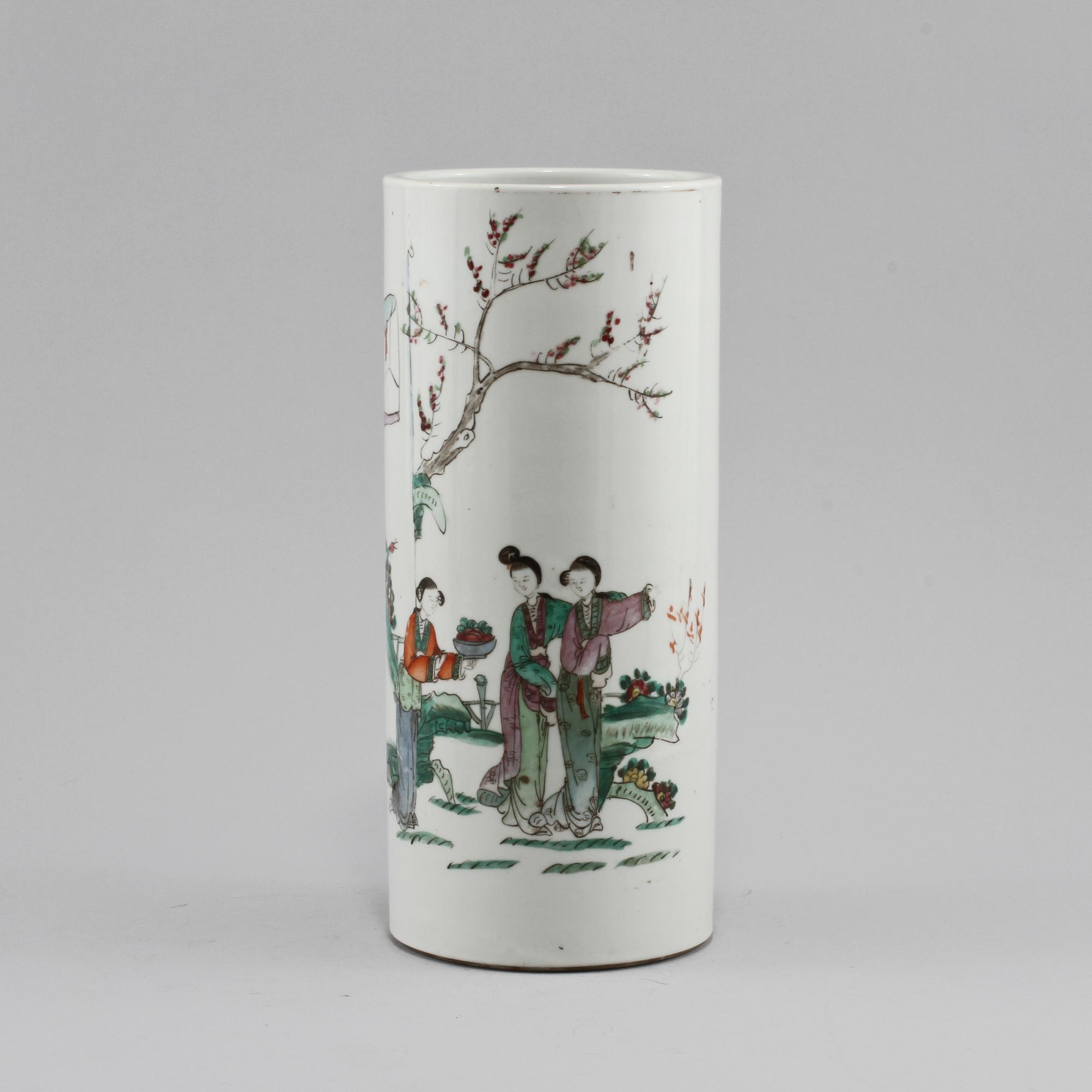 PENSELSTÄLL, porslin, Kina, 1900-tal.