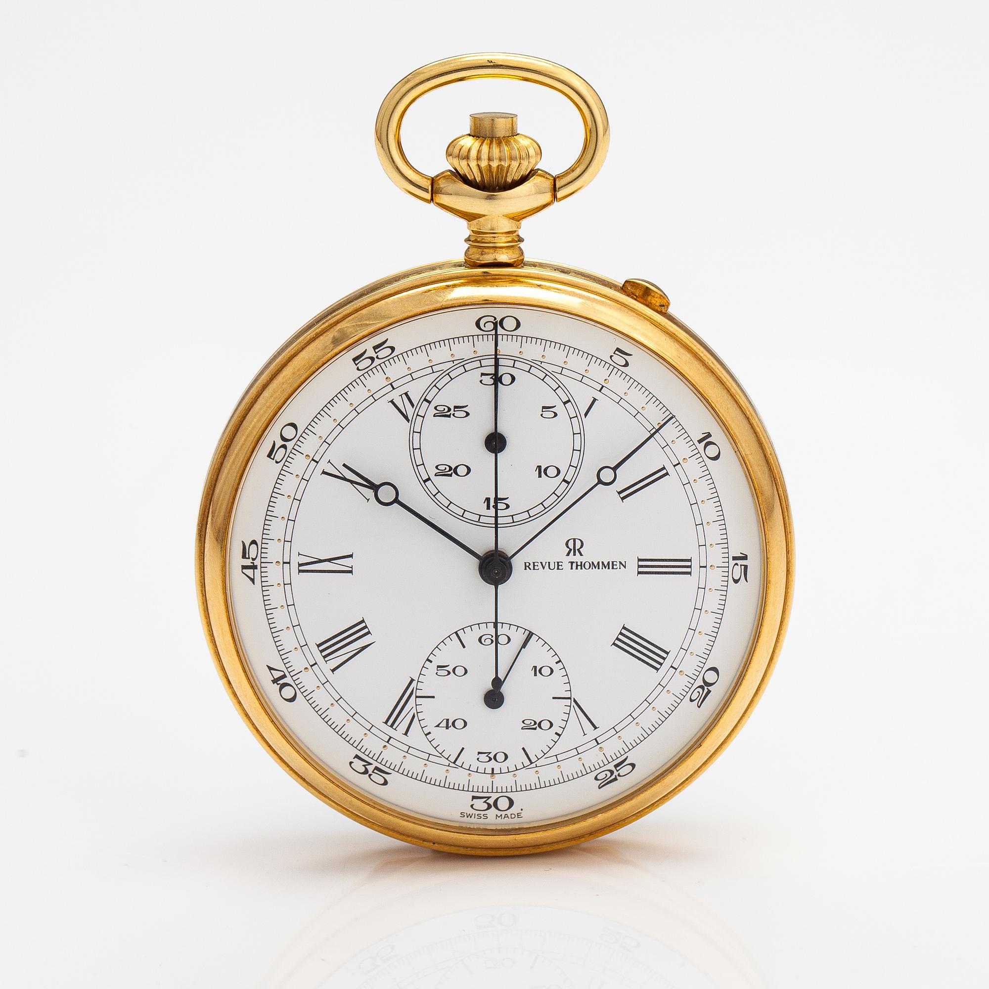 Revue Thommen, pocket watch, 50 mm.