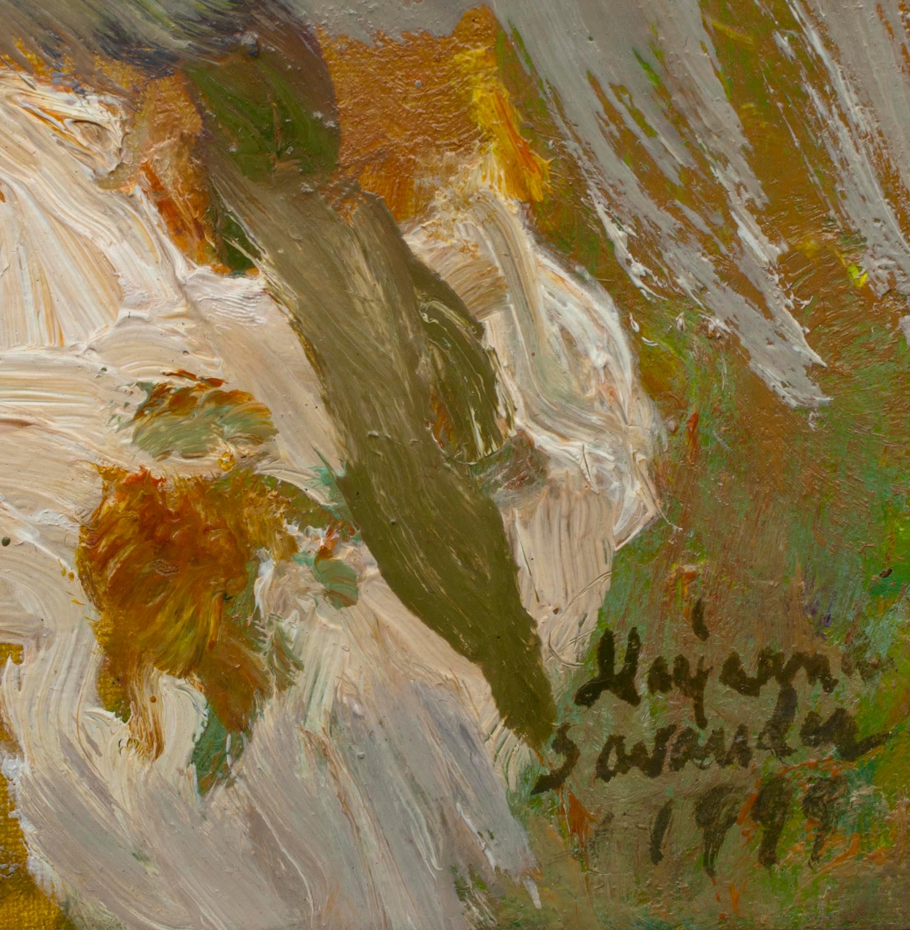 MARJAANA SAVANDER, olja på duk, sign. och dat. 1989.