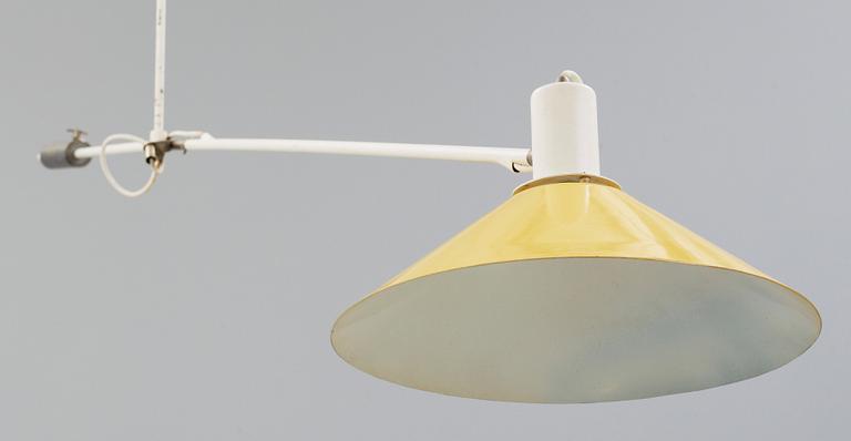 TAKLAMPA, metall, 1900-talets mitt.