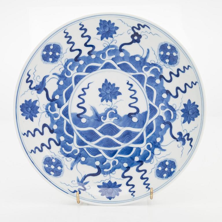 Fat, porslin, Kina, sen Qing dynastin.